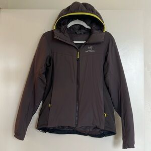 Arc'teryx Atom LT Women's Full Zip Hooded Jacket Purple Size M Outdoor Trekking